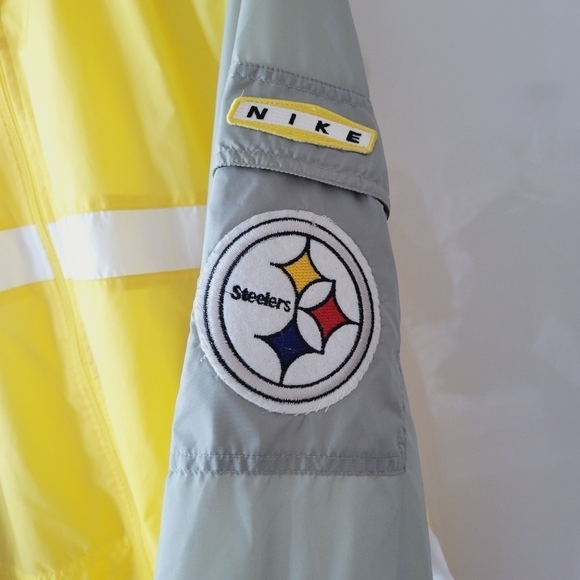 Nike Vintage Yellow and Gray Windbreaker Jacket - Picture 7 of 13